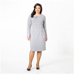 Платье, трикотаж, серый