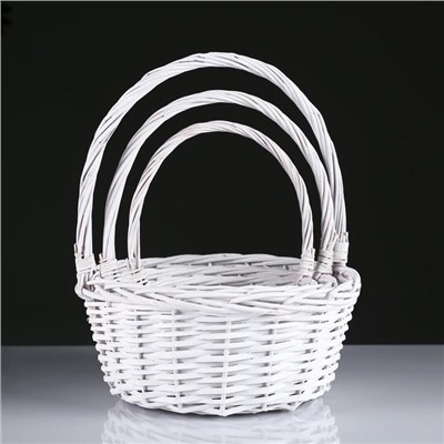 Набор корзин плетёных, 3 шт., Sofia, ива