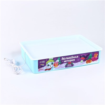 Планшет для рисования песком «Новый год! Волшебная история зайки»