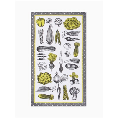 Набор кухонных полотенец Доляна «Прованс», 35×60 см-4 шт., 100% хлопок