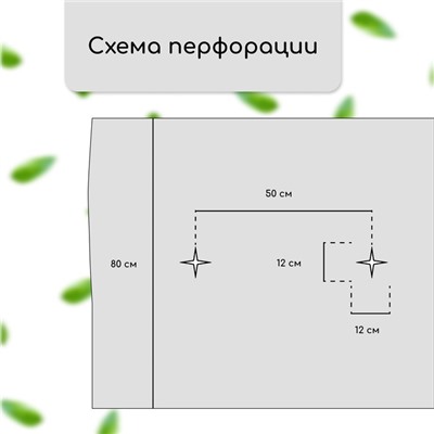 Материал мульчирующий, с перфорацией, 5×0.8 м, плотность 80 г/м², спанбонд с УФ-стабилизатором, чёрный, Greengo, Эконом 30%