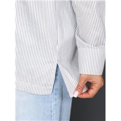 Блузка "Асель" (Серая полоска)