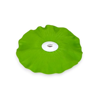 Садовая фигура - фонарь «Лотос», 28×28×9 см, для водоёмов, лиловая