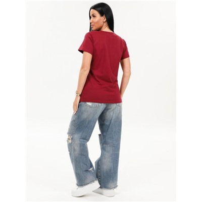 Футболка "Поликсена" (Бордовый)