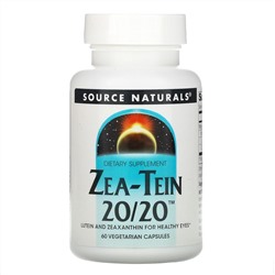 Source Naturals, Zea-Tein 20/20, 60 вегетарианских капсул