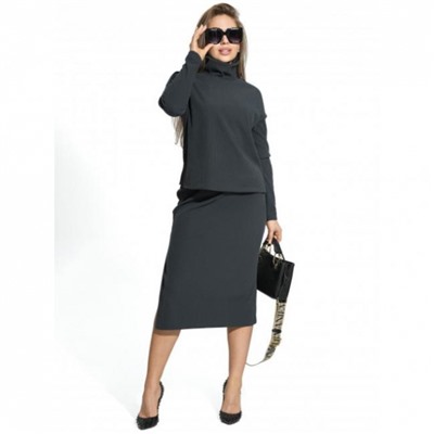 Костюм с юбкой Кортни (Графит)