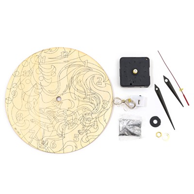 Часы своими руками на новый год. Набор для росписи «Лиса»