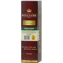 WILLIAMS. В конвертах. Зеленый китайский карт.упаковка, 50 пак.