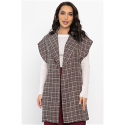 Жилет костюмный из твида Жюлли (кофе) Б14489-4М