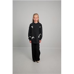 Свитшот оверсайз для девочки из футера трехнитки Happyfox