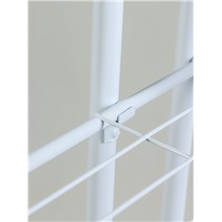 Подставка для цветов Greengo, 7 полок, 43×22×126 см, напольная, металл, белая