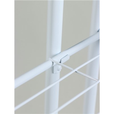 Подставка для цветов Greengo, 7 полок, 43×22×126 см, напольная, металл, белая