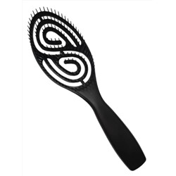 Rama Rose Расчёска для волос продувная фигурная K2021L, пластик, в ассортименте 24493