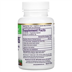 Paradise Herbs, Vital Treasures, для волос, кожи и ногтей, 60 вегетарианских капсул