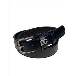 Ремень женский из искусственной кожи, цвет  черный