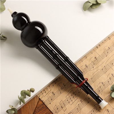 Флейта Music Life, хулуси, тональность C, черная, 42×8.7×5 см