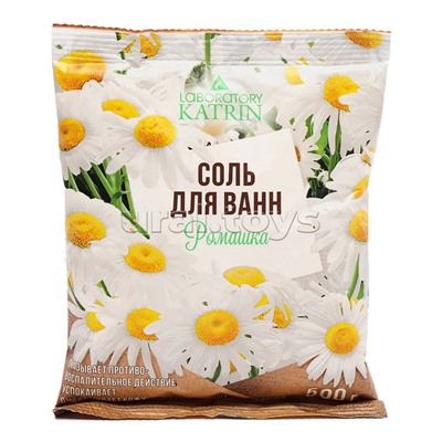 Соль для ванн 500г Ромашка (пакет)