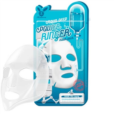 Elizavecca Увлажняющая тканевая маска с увлажняющим фактором / Aqua Deep Power Ringer Mask Pack, 23 мл 14935
