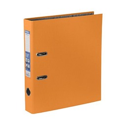 Папка-регистратор 50 мм "Сlassic" PVC-покрытие лен оранжевый 251895 Expert Complete