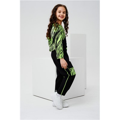 Костюм 67057 детский (Салатовый_черный)