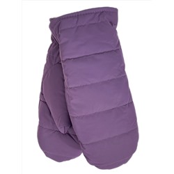 Зимние женские варежки с подкладом из искусственного меха, цвет сиреневый