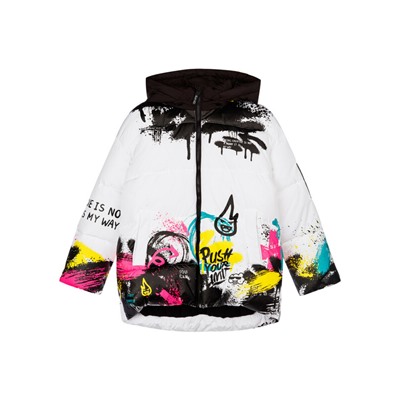 Куртка текстильная с полиуретановым покрытием для девочек
