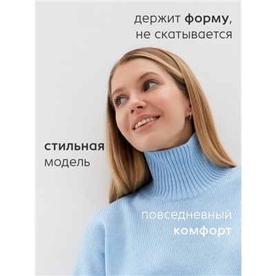 Джемпер женский вязаный MINAKU: Knitwear collection, голубой, размер 42-44