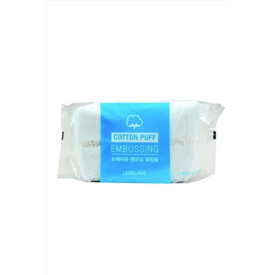 Lebelage Ватные диски / Cotton Beauty Puff Embossing, 100 шт KRISTALLER, 1117718