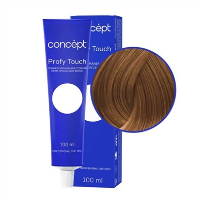 Concept Profy Touch 8.37 Профессиональный крем-краситель для волос, светлый золотисто-коричневый, 100 мл