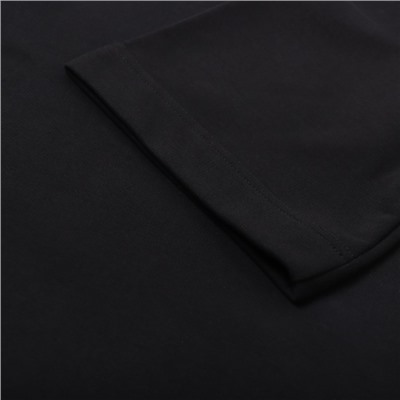 Футболка мужская из органического хлопка MINAKU REGULAR FIT: чёрная, р-р 44