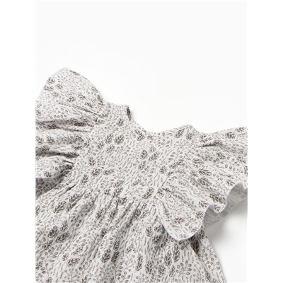 Комплект для девочки (блузка, шорты) MINAKU, белый, рост 98 см