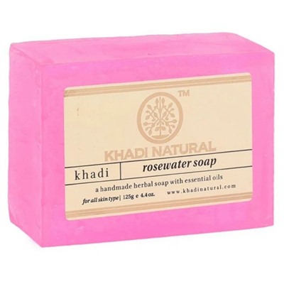 Khadi Natural Мыло "Розовая Вода" 125 г