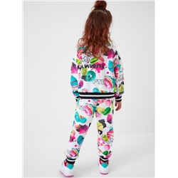 Комплект трикотажный для девочек: толстовка, брюки