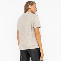 Водолазка с леопардовым принтом, Фирменное приветствие (бежевая)