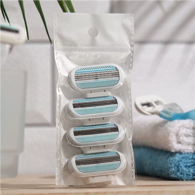 Сменные кассеты для бритья, 4 шт.