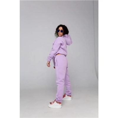 Брюки женские футер 3-х нитка арт. 1040 (Сирень)