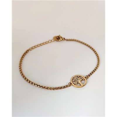 Браслет  из стали "Древо"