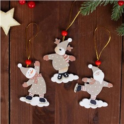 Елочная игрушка «Весело играем», золотая нить, МИКС