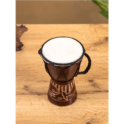 Сувенирный музыкальный инструмент «Барабан Джембе», 8.5×8.5×12 см, МИКС