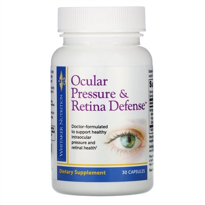 Dr. Whitaker, Ocular Pressure & Retina Defense, 30 Capsules