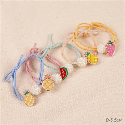 Резинка для волос / YIW-88 /уп 100/ (Бежевый)