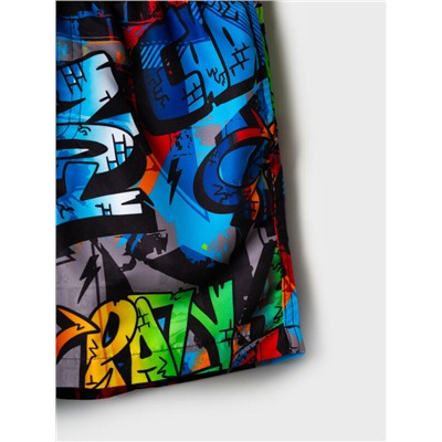 Шорты текстильные плавательные для мальчиков, средней длины