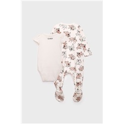 Комплект (Боди+Комбинезон+Нагрудник+Чепчик) PLAYTODAY, 1122347