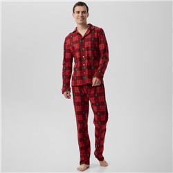 Пижама мужская KAFTAN Red mood, размер 52