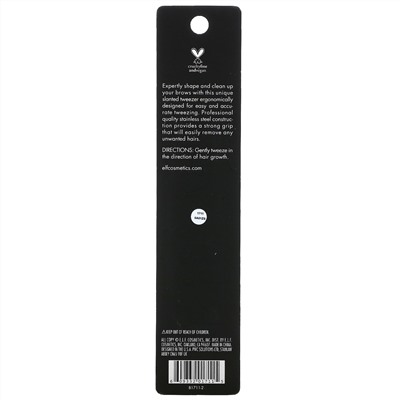 E.L.F., Slant Tweezer, 1 Count
