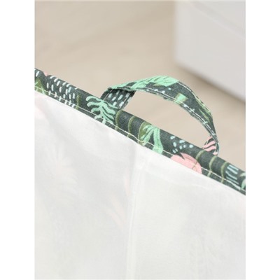 Корзина для белья Доляна «Джунгли», 50×40 см, с затяжкой