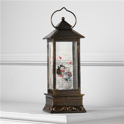 Светодиодная фигура «Семья снеговиков» 10×27×10 см, пластик, батарейки ААх3 (не в комплекте), свечение тёплое белое