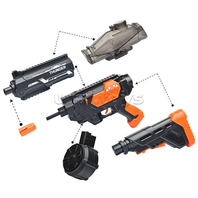 Автомат "Боец" с водными пулями, в коробке