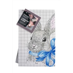 Комплект вафельных полотенец 45х60 (3 шт.) "Унисон" рис 33083-1 Rabbit