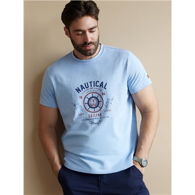 Футболка из премиального хлопка с авторским принтом